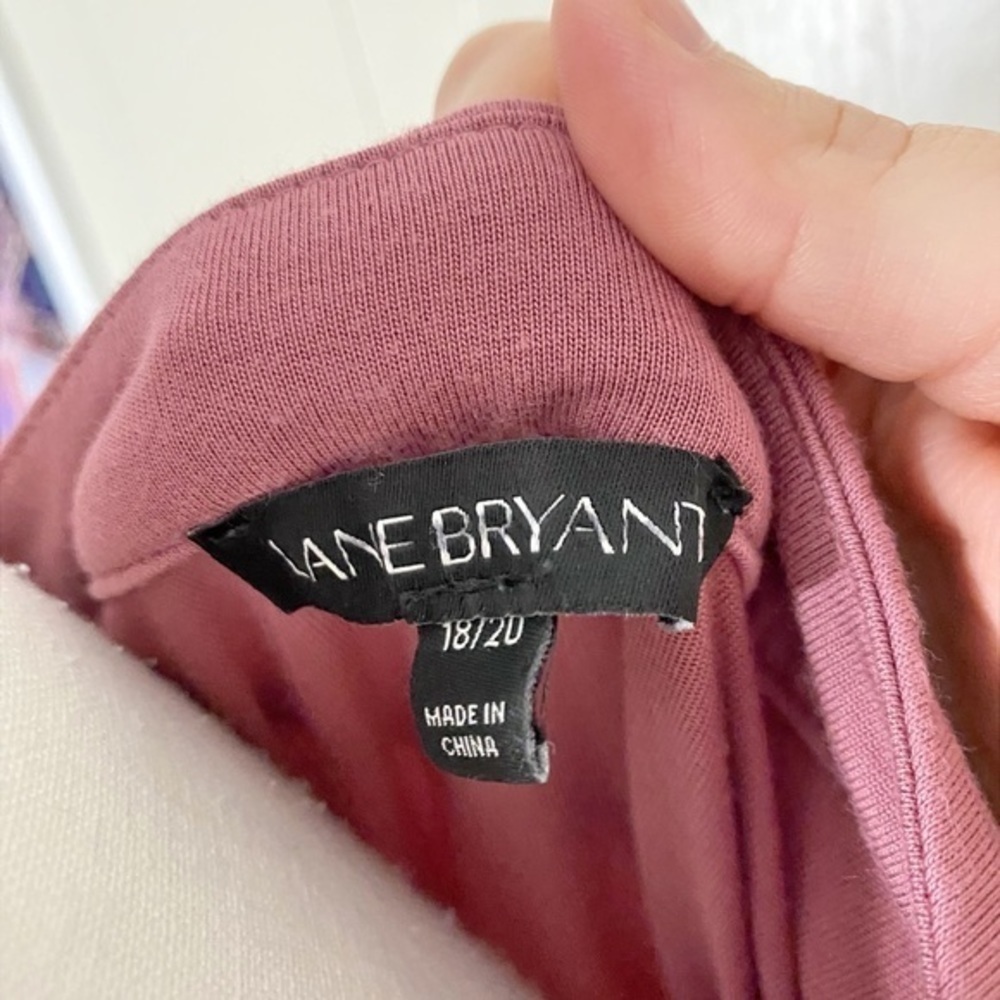 Lane‎ Bryant Pink 3/4 Sleeve Top - Picture 2 of 2